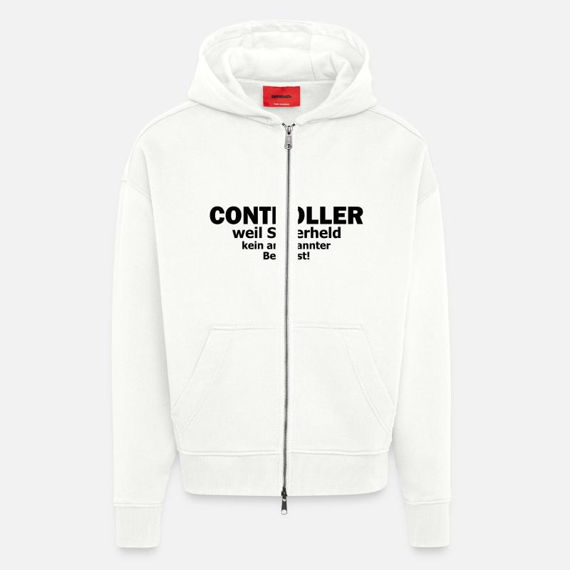 controller - Zip Hoodie - made by SPREAD - OFF WHITE
