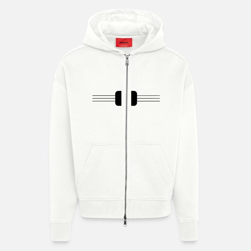 Anpassen / Anpassung / fertigen / Customize it - Zip Hoodie - made by SPREAD - OFF WHITE
