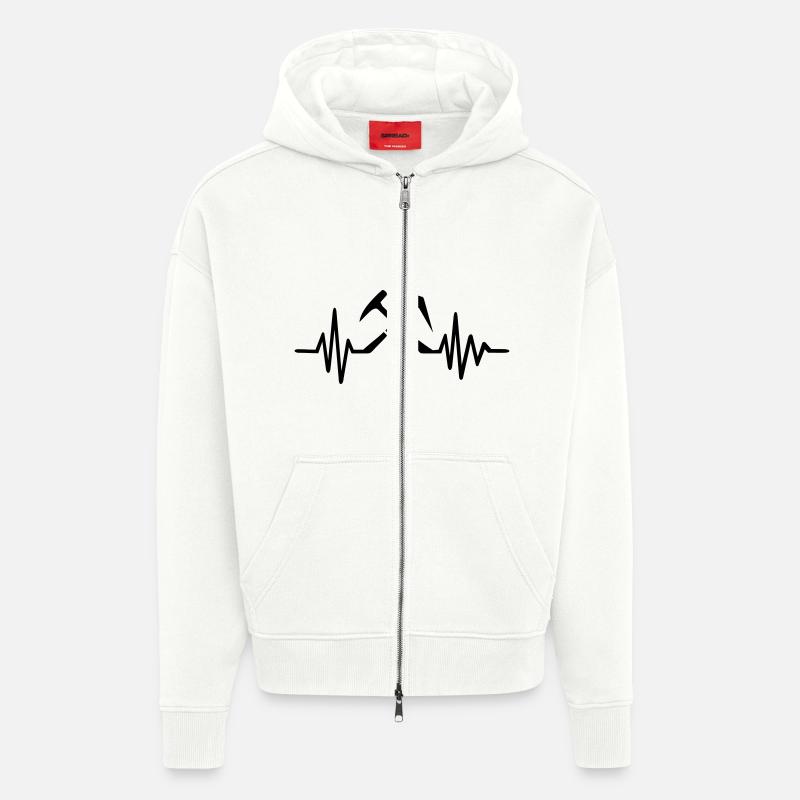 Dachdecker - Zip Hoodie - made by SPREAD - OFF WHITE