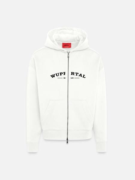 wuppertal_1929 - Zip Hoodie - made by SPREAD - OFF WHITE