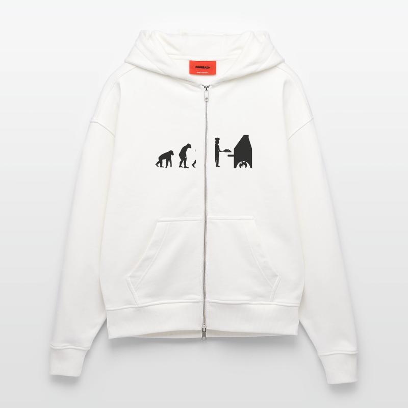 Baker Evolution Veste à capuche bio épaisse oversize fabriqué en UE