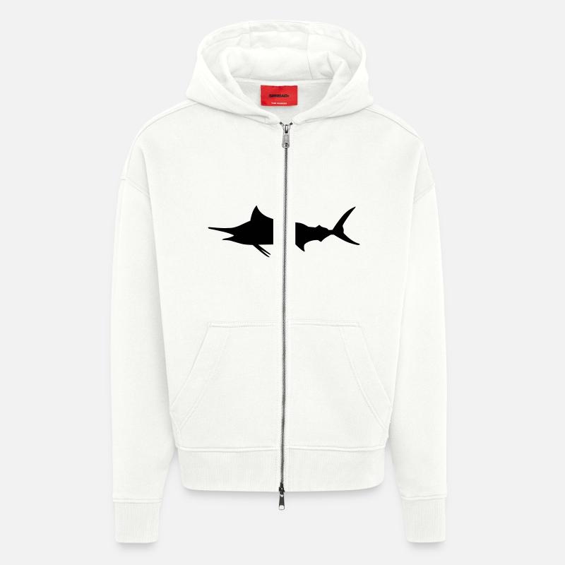 Marlin - Zip Hoodie - made by SPREAD - OFF WHITE