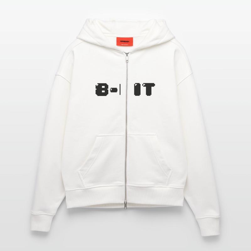 8-Bit Veste à capuche bio épaisse oversize fabriqué en UE