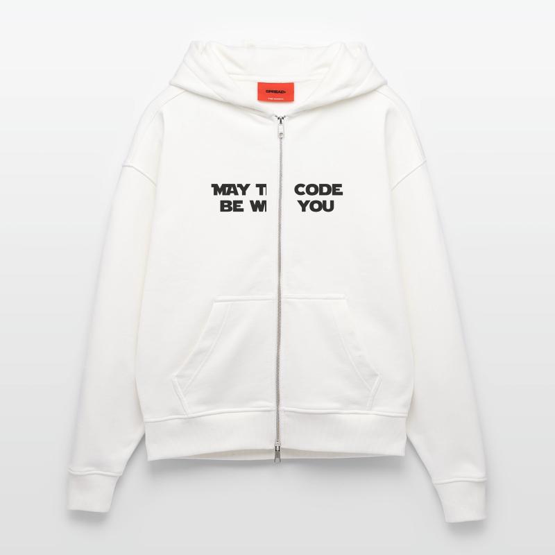 Informatique / Geek / Développeur / Code / Drôle Veste à capuche bio épaisse oversize fabriqué en UE