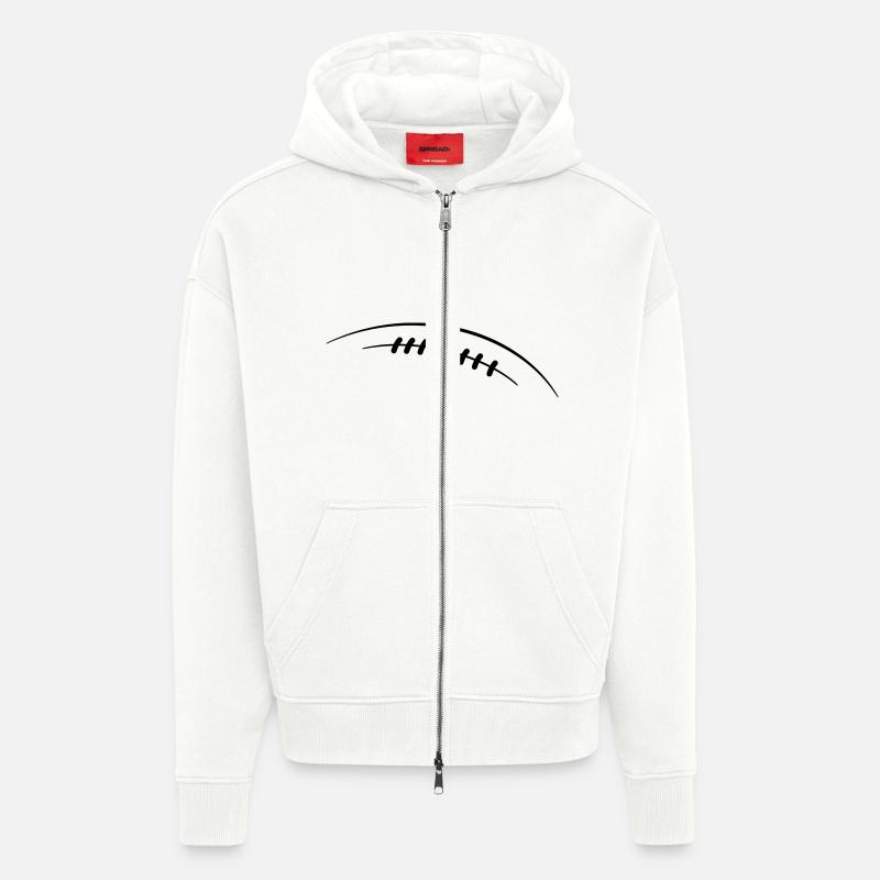 Grip - Zip Hoodie - made by SPREAD - OFF WHITE