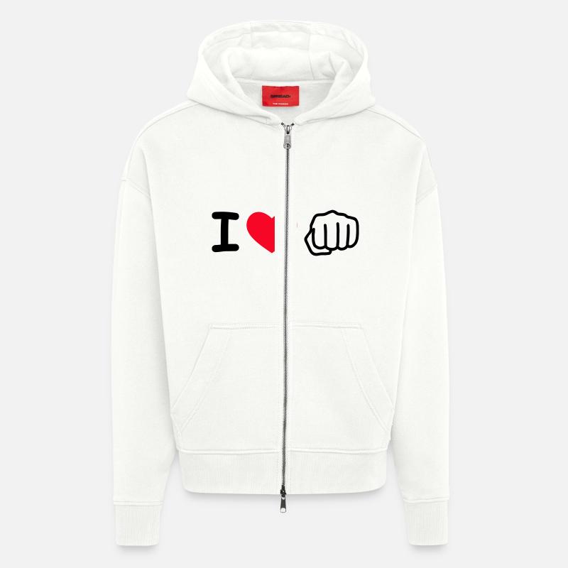 Faust - Zip Hoodie - made by SPREAD - OFF WHITE