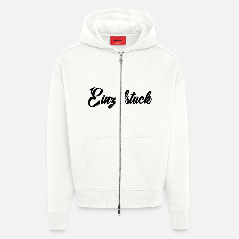 Einzelstück - Zip Hoodie - made by SPREAD - OFF WHITE