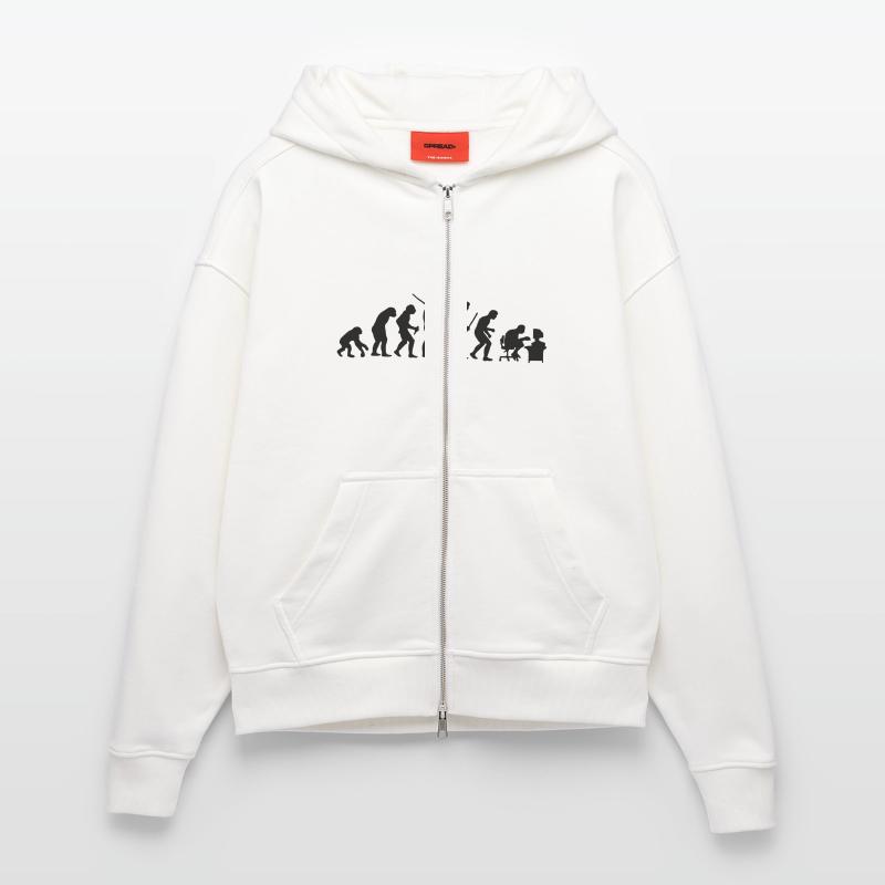 Evolution Zip Hoodie - made by SPREAD