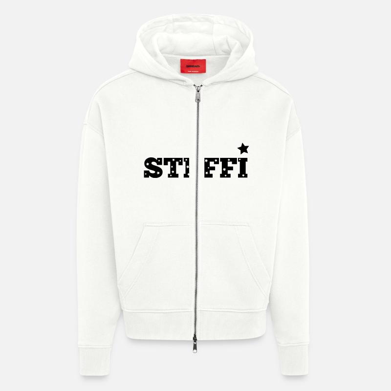 steffi_stern - Zip Hoodie - made by SPREAD - OFF WHITE