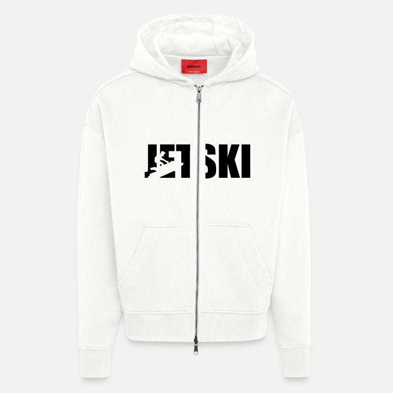 Jetski - Veste à capuche bio épaisse oversize fabriqué en UE - OFF WHITE