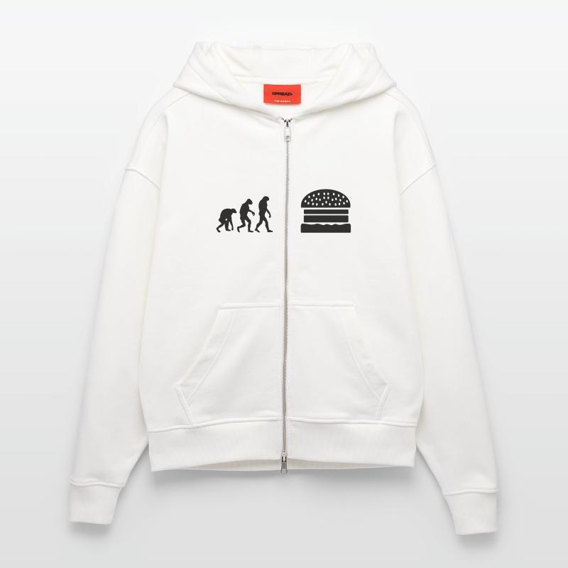 burger evolution Zip Hoodie - made by SPREAD