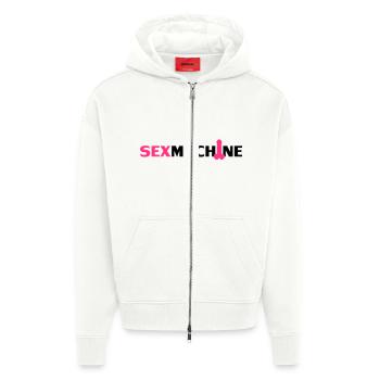 sexmachine - Zip Hoodie - made by SPREAD - OFF WHITE - Vorne