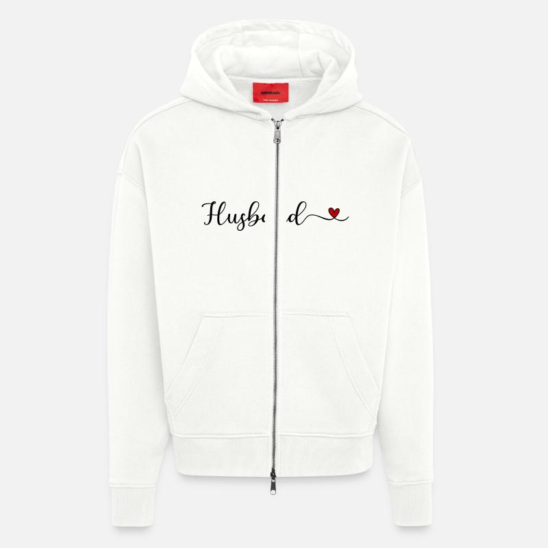 Ehemann - Zip Hoodie - made by SPREAD - OFF WHITE