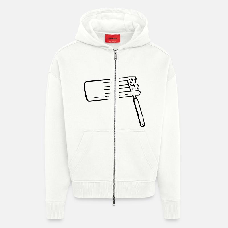 Rätsche - Zip Hoodie - made by SPREAD - OFF WHITE