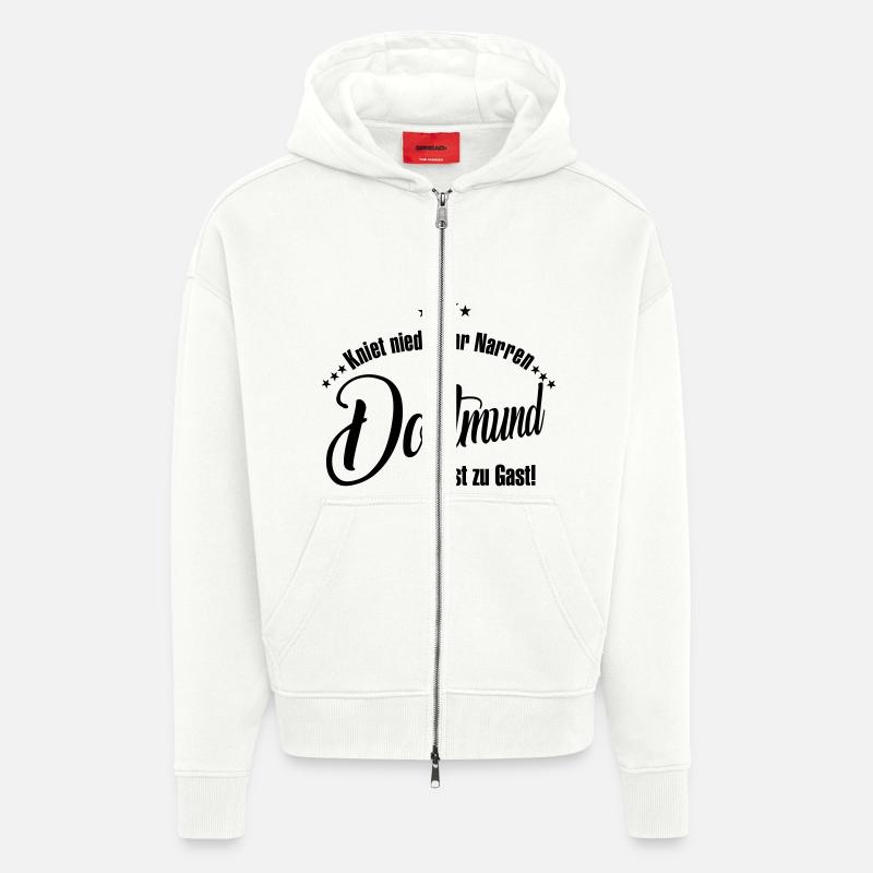 Dortmund - Zip Hoodie - made by SPREAD - OFF WHITE