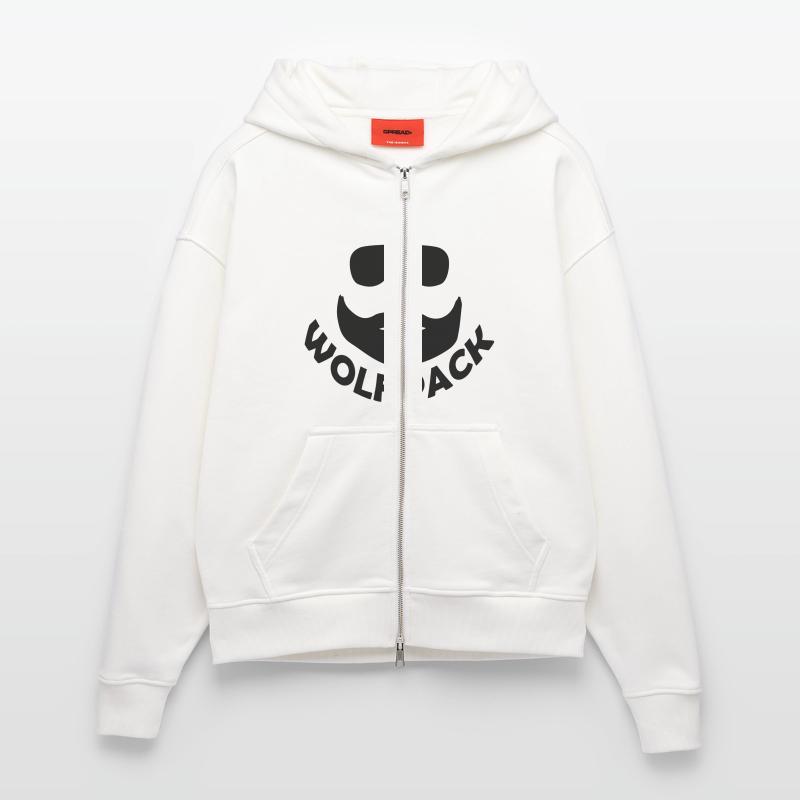 wolf pack Zip Hoodie - made by SPREAD