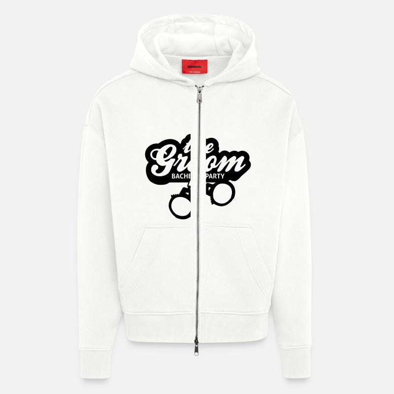 junggesellen abschied - Zip Hoodie - made by SPREAD - OFF WHITE