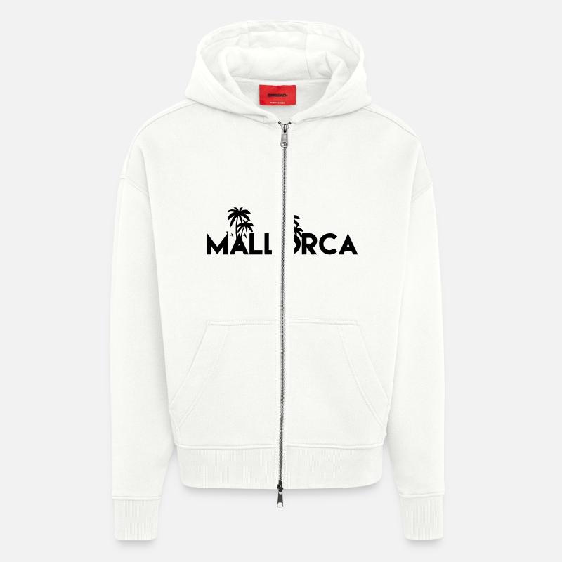 mallorca - Zip Hoodie - made by SPREAD - OFF WHITE
