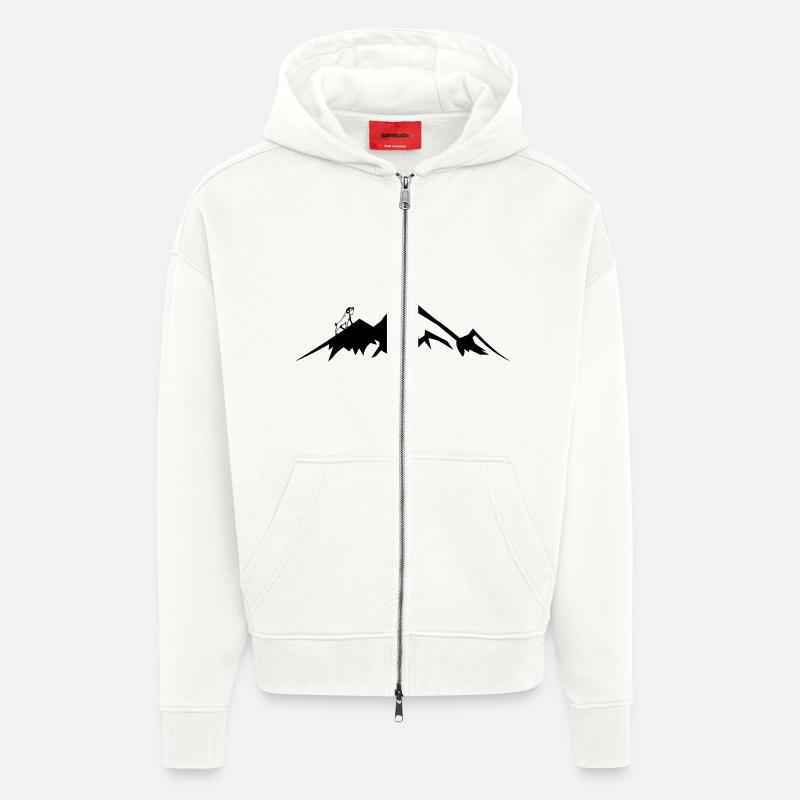 Bergziege - Zip Hoodie - made by SPREAD - OFF WHITE