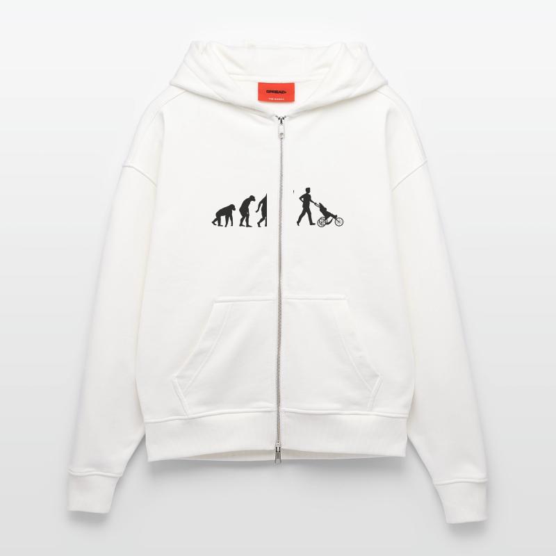 Father Evolution Zip Hoodie - made by SPREAD