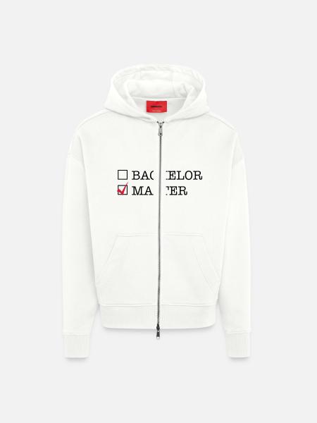Master - Zip Hoodie - made by SPREAD - OFF WHITE