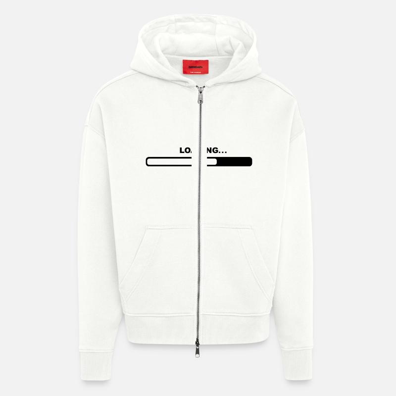 loading_f1 - Zip Hoodie - made by SPREAD - OFF WHITE