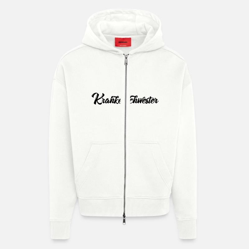 Krankenschwester - Zip Hoodie - made by SPREAD - OFF WHITE