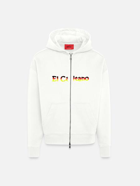 Fußball, el capitano - Zip Hoodie - made by SPREAD - OFF WHITE