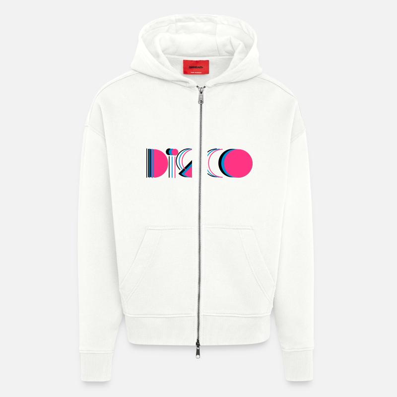 disco - Zip Hoodie - made by SPREAD - OFF WHITE