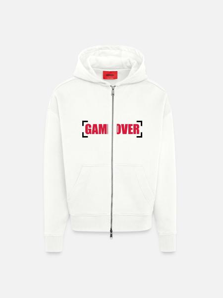 Game Over - Zip Hoodie - made by SPREAD - OFF WHITE