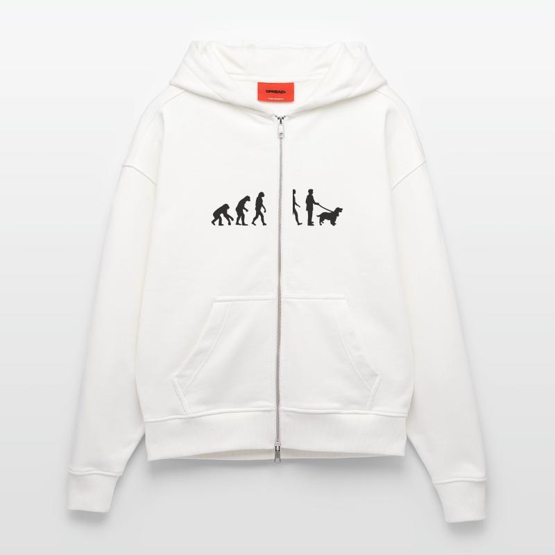 Cocker Spaniel Zip Hoodie - made by SPREAD