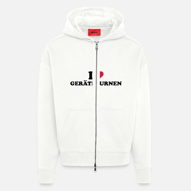 Geräteturnen - Zip Hoodie - made by SPREAD - OFF WHITE