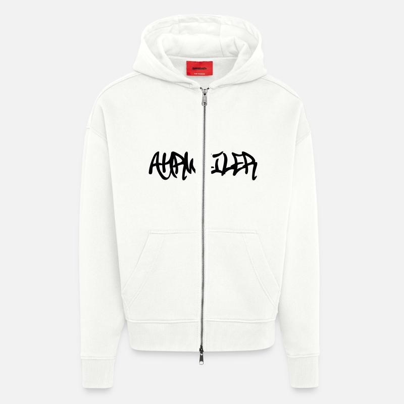 Ahrweiler Graffiti - Zip Hoodie - made by SPREAD - OFF WHITE