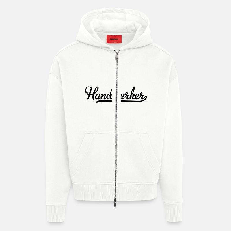 Handwerker - Zip Hoodie - made by SPREAD - OFF WHITE
