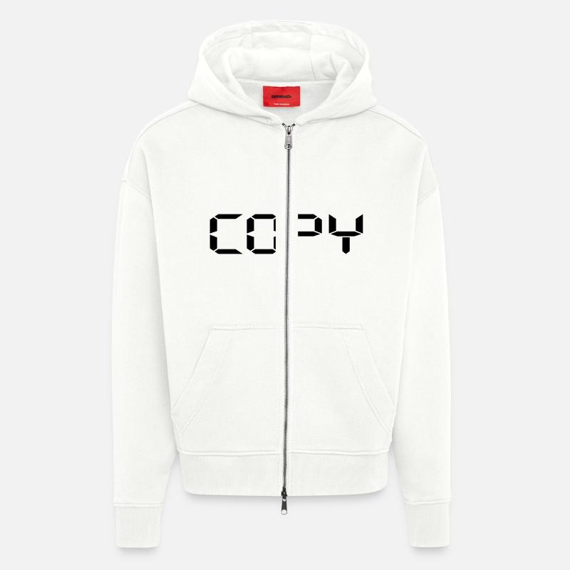 Copy - Copy and Paste - Zip Hoodie - made by SPREAD - OFF WHITE