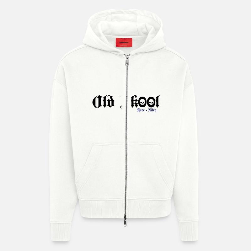Race - Nitro Old Skool - Zip Hoodie - made by SPREAD - OFF WHITE