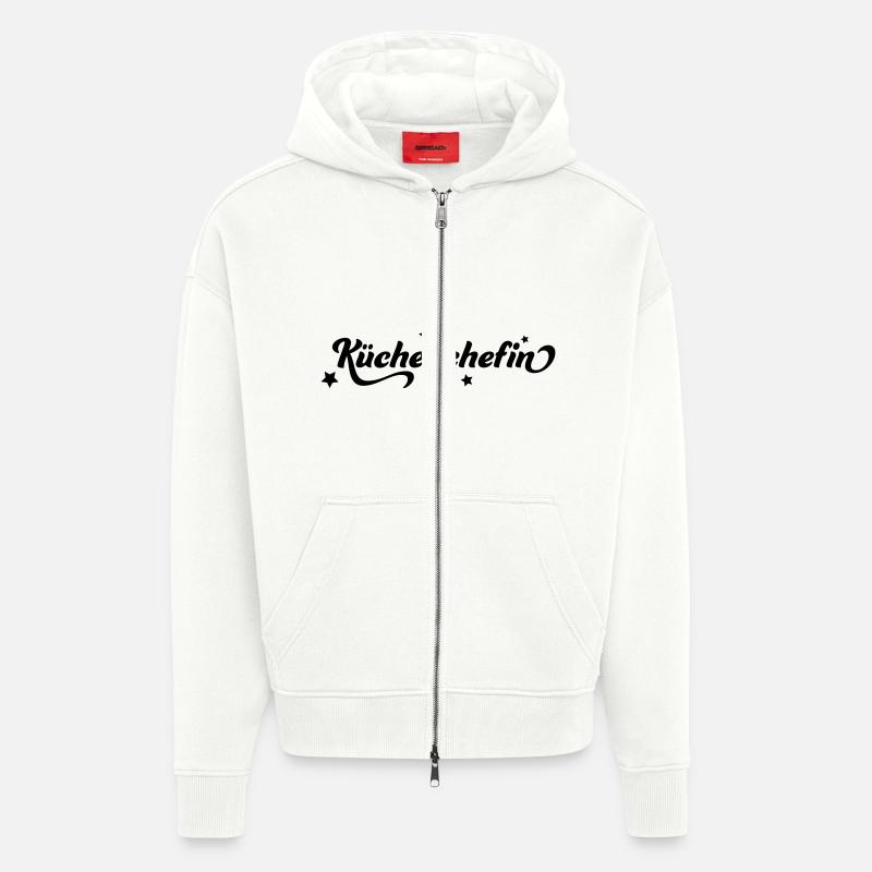 Küchenchefin - Zip Hoodie - made by SPREAD - OFF WHITE