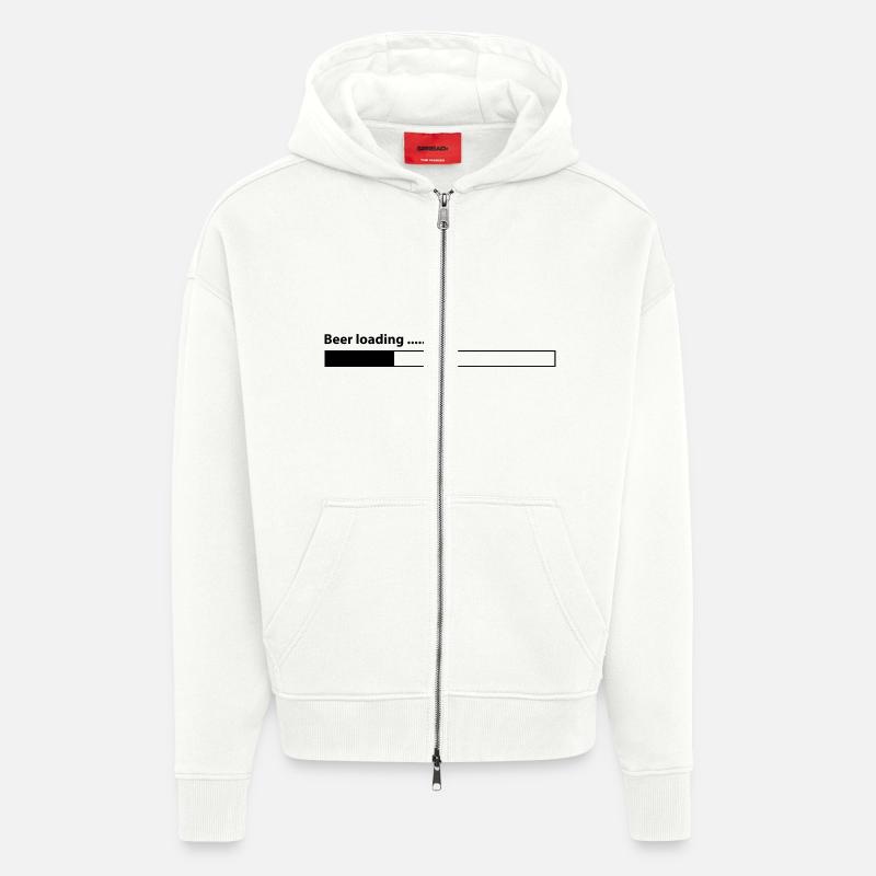 Beer loading - Zip Hoodie - made by SPREAD - OFF WHITE