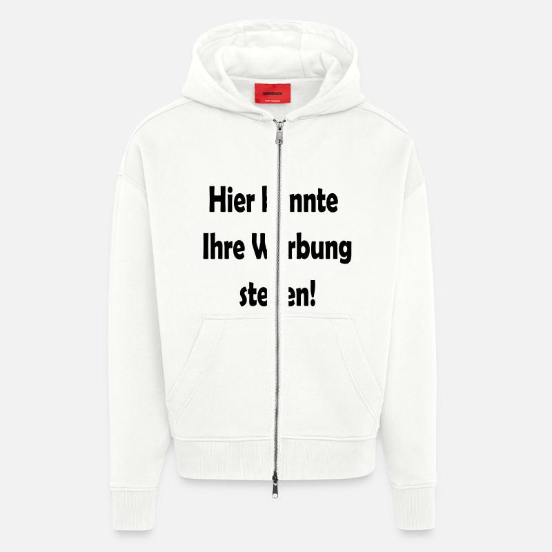 Werbung - Zip Hoodie - made by SPREAD - OFF WHITE