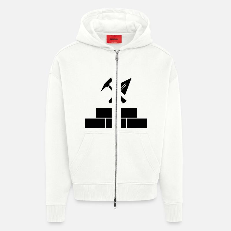 Maurer - Zip Hoodie - made by SPREAD - OFF WHITE