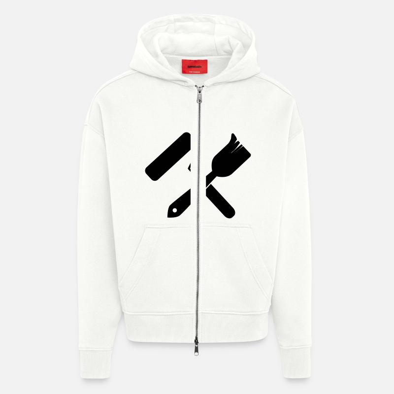 Lackierer Tools - Zip Hoodie - made by SPREAD - OFF WHITE