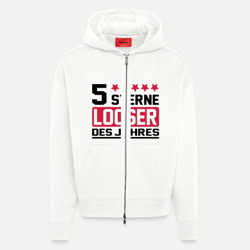 looser - Zip Hoodie - made by SPREAD - OFF WHITE