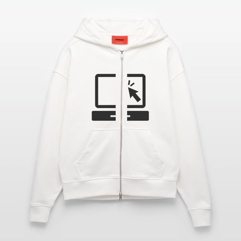 Computer Zip Hoodie - made by SPREAD