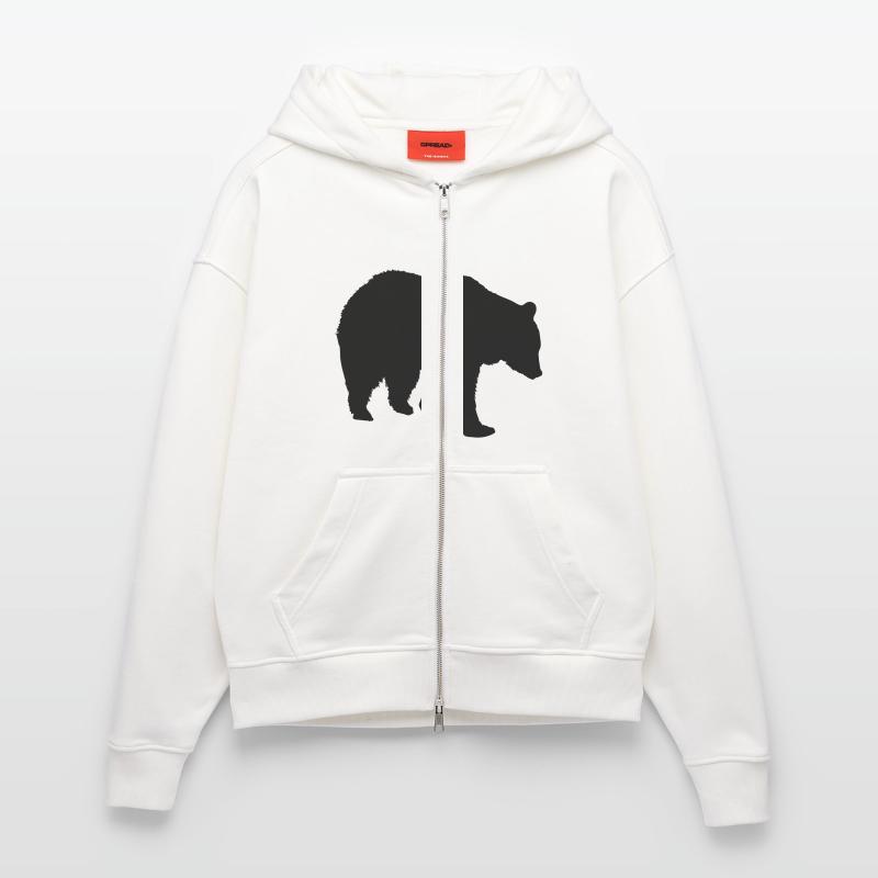 bär - braunbär - eisbär - bear Zip Hoodie - made by SPREAD