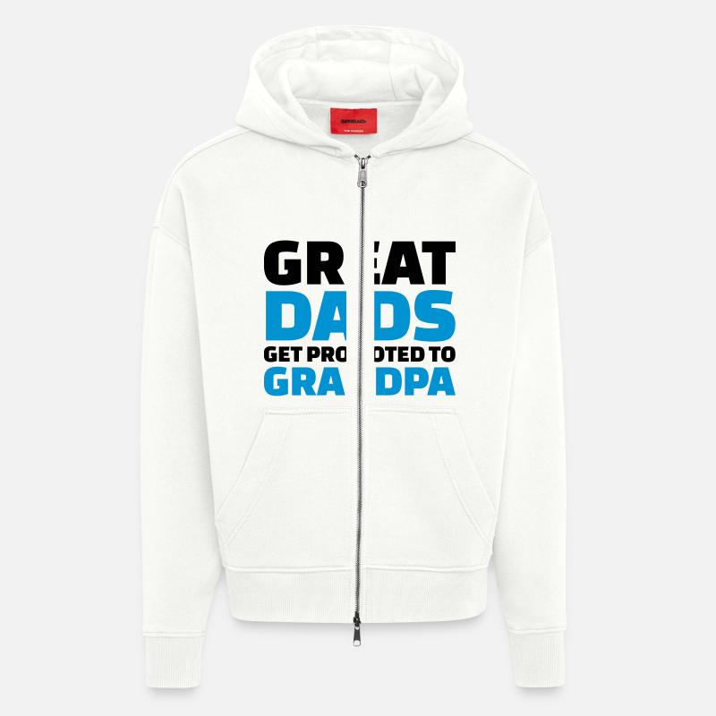 Opa - Zip Hoodie - made by SPREAD - OFF WHITE