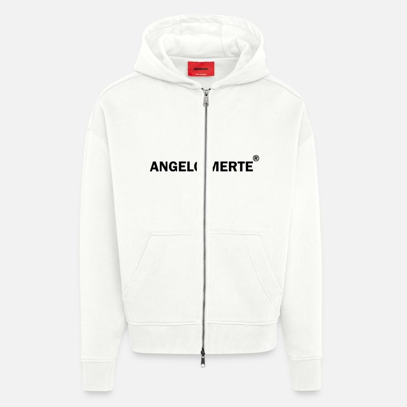 angelo merte - Zip Hoodie - made by SPREAD - OFF WHITE