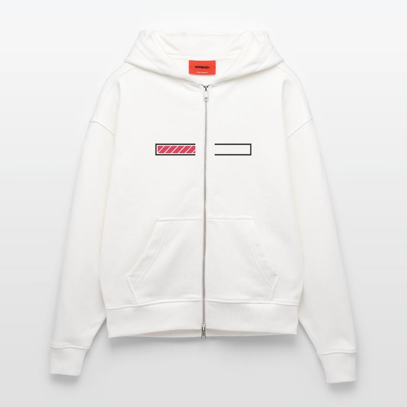 Loading loading bar bar Zip Hoodie - made by SPREAD