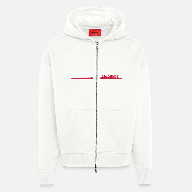 lanzarote - Zip Hoodie - made by SPREAD - OFF WHITE