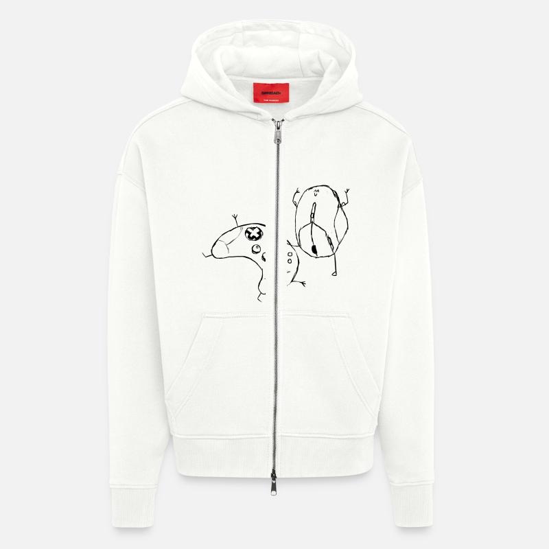 PC ist besser - Zip Hoodie - made by SPREAD - OFF WHITE