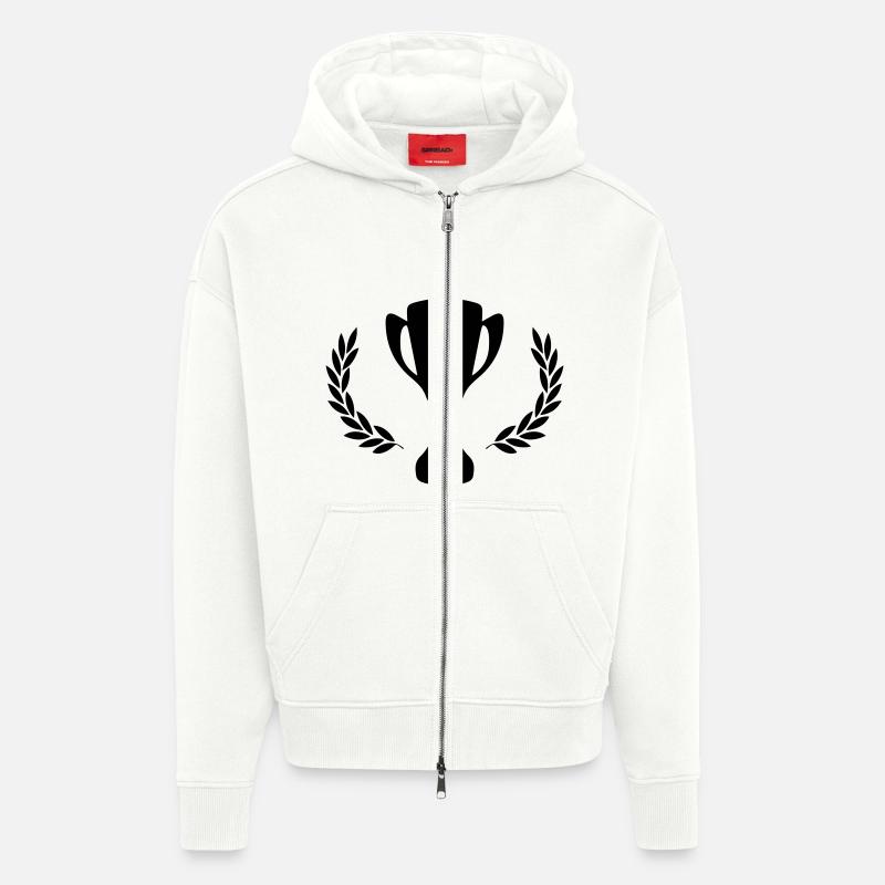 Cup - Zip Hoodie - made by SPREAD - OFF WHITE